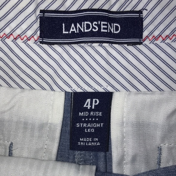 Lands’ End Mid-Rise Straight Leg Ankle - Picture 4 of 10